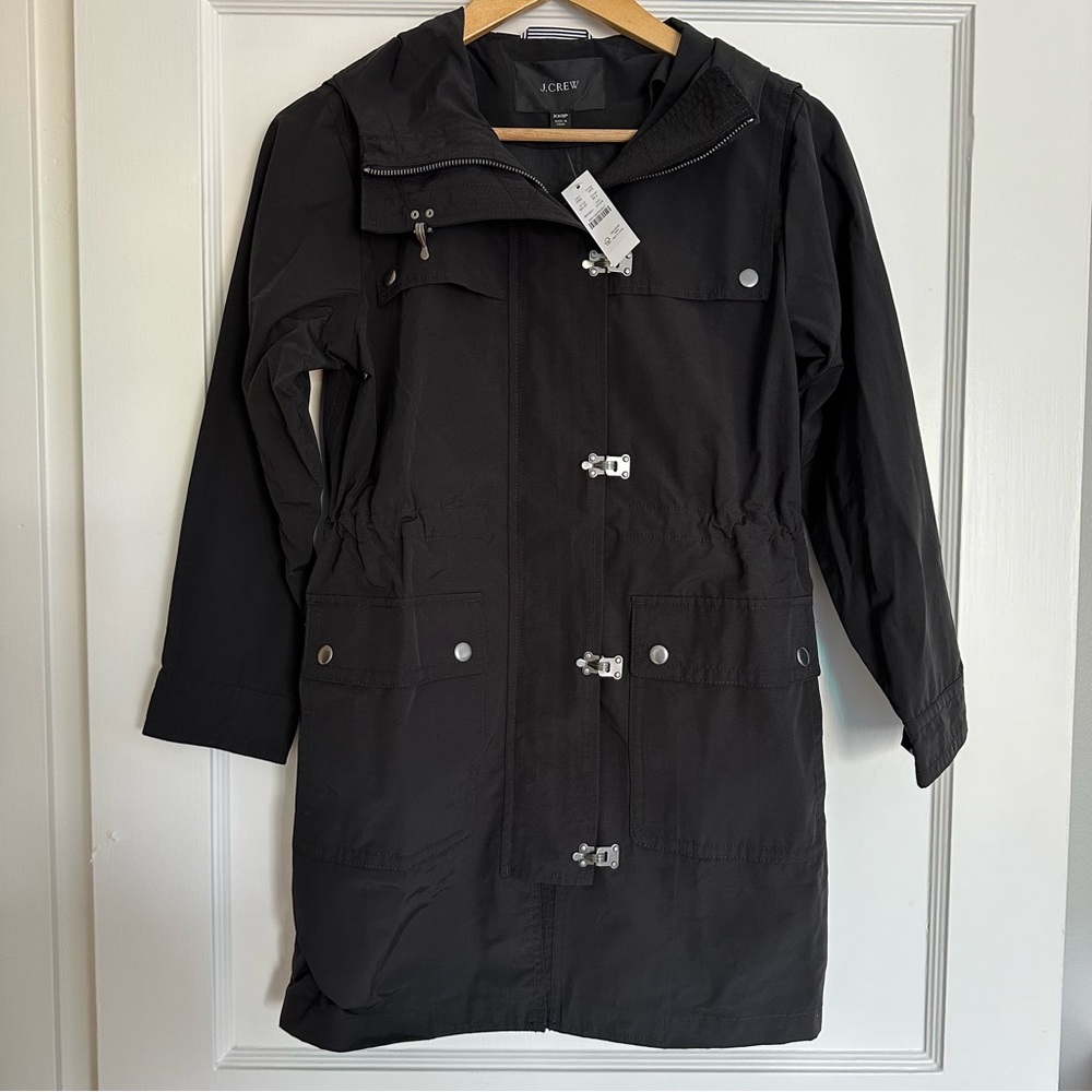 NEW with tags JCREW lightweight utility jacket women’s XXSP black